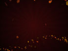 Autumn Abstract Sunburst Red