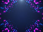 Crystal Patterns Pink Blue