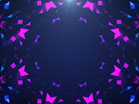 Crystal Patterns Pink Blue Fast