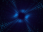 Geo Depths Blue Tiles