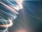 Light Streaks Orange Blue