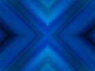 Mirrored Arrows Blue X