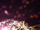 Particle Ribbons Purple Flow