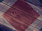Rustic Wood Red Blue