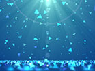 Spring Shapes Dark Blue Fast