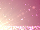Spring Shapes Gold Pink