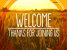 Fall Harvest Welcome