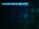 Grid Announcements