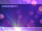 Lens Particles Grunge Announcements