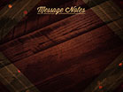 Rustic Wood Message Notes