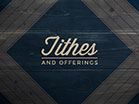 Rustic Wood Tithes Offerings