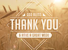 Summer Wheat Thank You