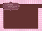 Womens Ministry Announcements