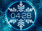 Christmas Glow Snowflakes Countdown