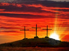 3 Cross Sunset