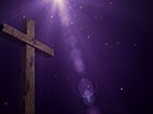 Particle Glow Rugged Cross