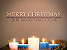 Advent Wreath Blue Merry Christmas