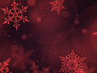 Christmas Glow Snowflakes Red