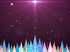 Colorful Christmas Trees