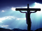 Crucifixion Cloud Rays