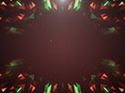 Crystal Patterns Christmas Colors