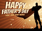 Happy Fathers Day Superhero