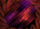 Vivid Fibers Palm Circle Dark