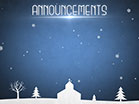 Winter Snow Announcements