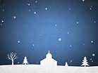Winter Snow Bright Blue
