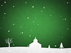 Winter Snow Green
