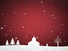 Winter Snow Red