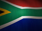 South Africa Flag Waving