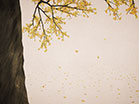 Digital Autumn Yellow Tree