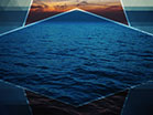 Prism Waves Dark Sunset