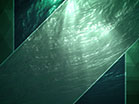 Prism Waves Underwater Green