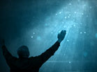 Lifted Hands Abstract Cool