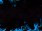 Flames Fire Border Blue