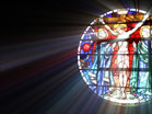 Stain Glass Crucifixion