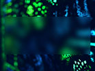 Stained Glass Blue Green Blur