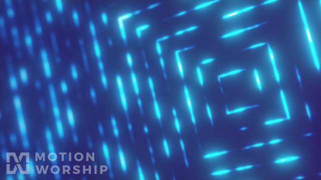 Concentric Teal Square