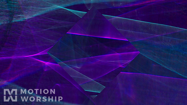 Diffraction Purple Teal Diamond