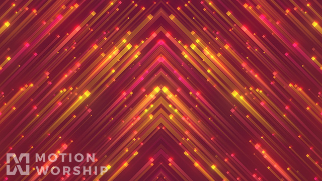 Pixel Storm Pink Orange Reflect