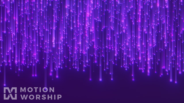Pixel Storm Purple Rain