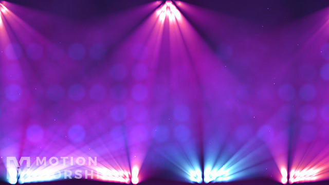 Stage Lights Purple Scrolling
