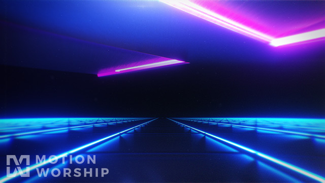 Synthwave Blue Grid