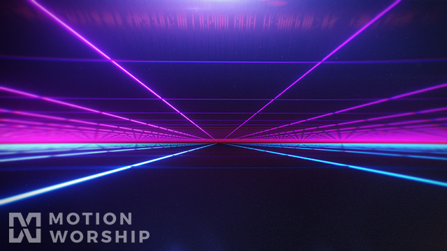 Synthwave Neon Grid
