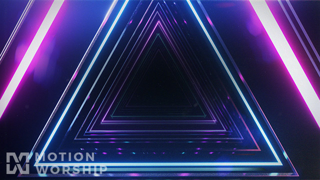 Synthwave Triangle Tunnel