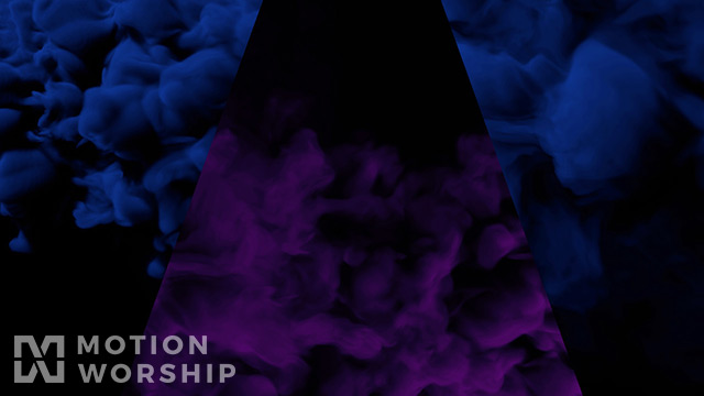 Vapor Purple Blue Triangle