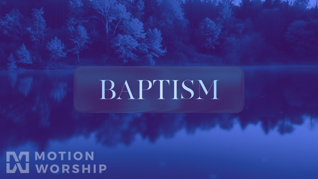 Autumnal Baptism