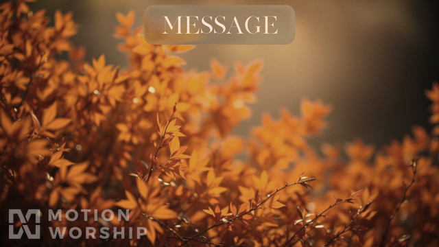 Autumnal Message